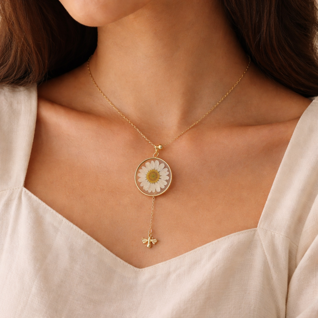 The Daisy Bee Necklace