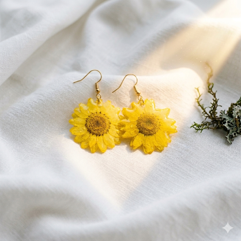 Sun Petal Earrings