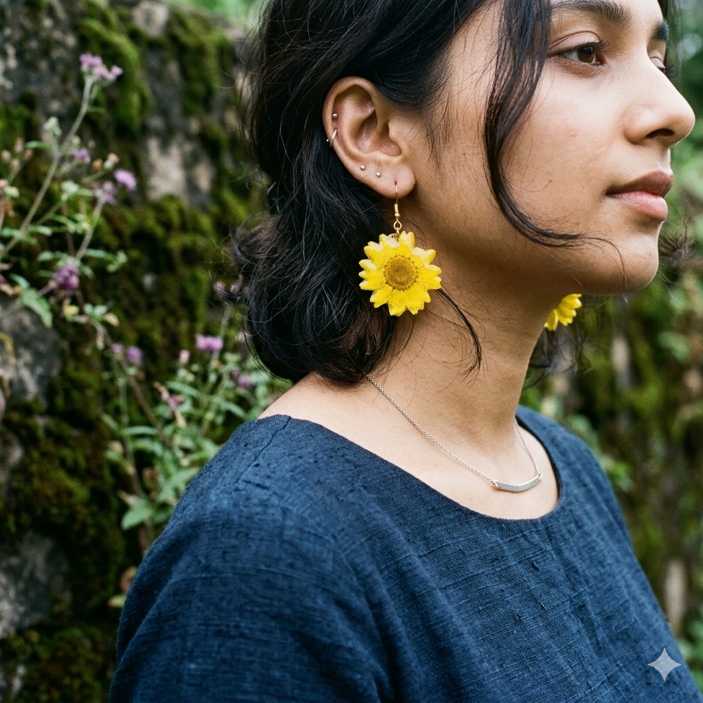 Sun Petal Earrings
