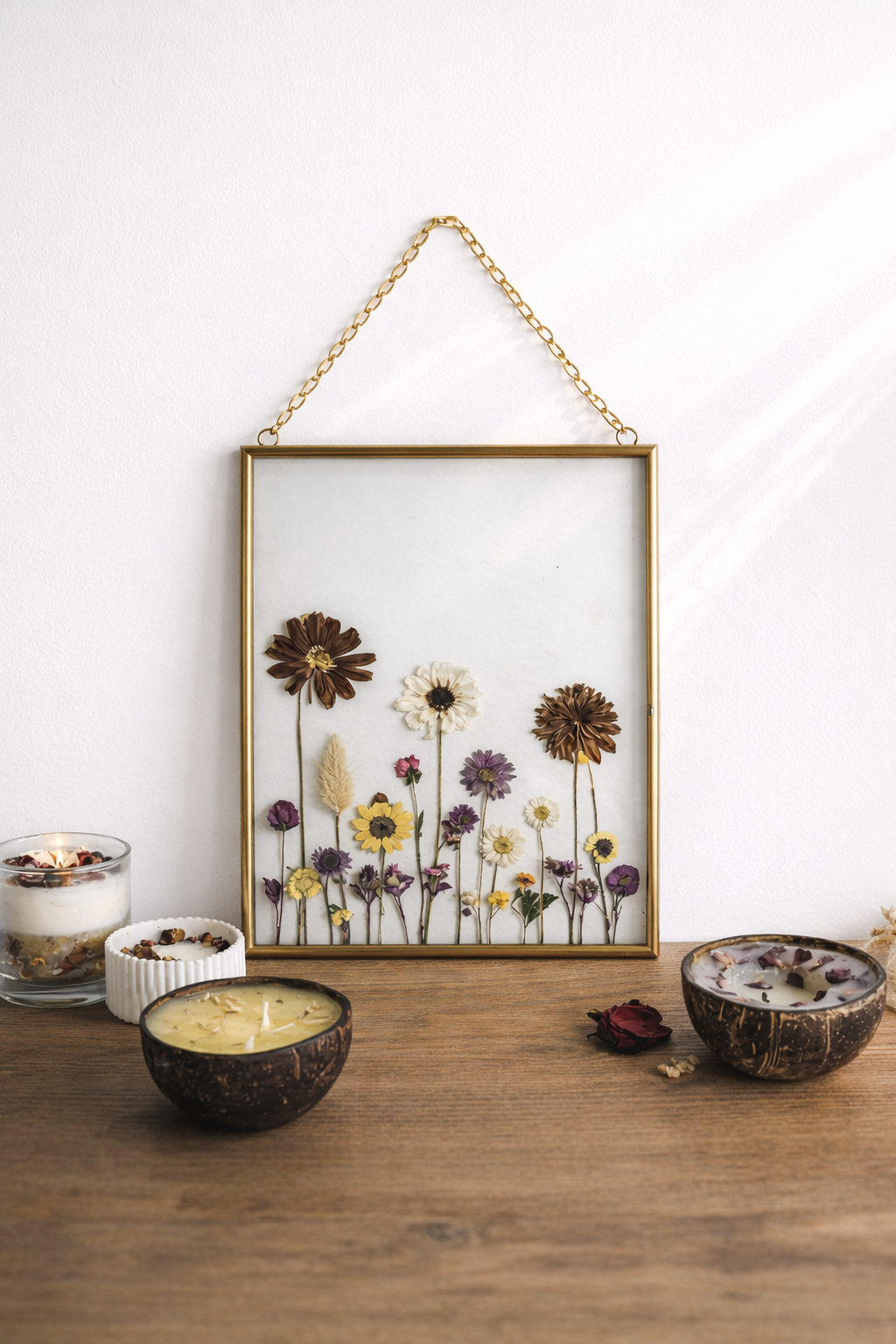 Floral Garden Wall Hanging Frame